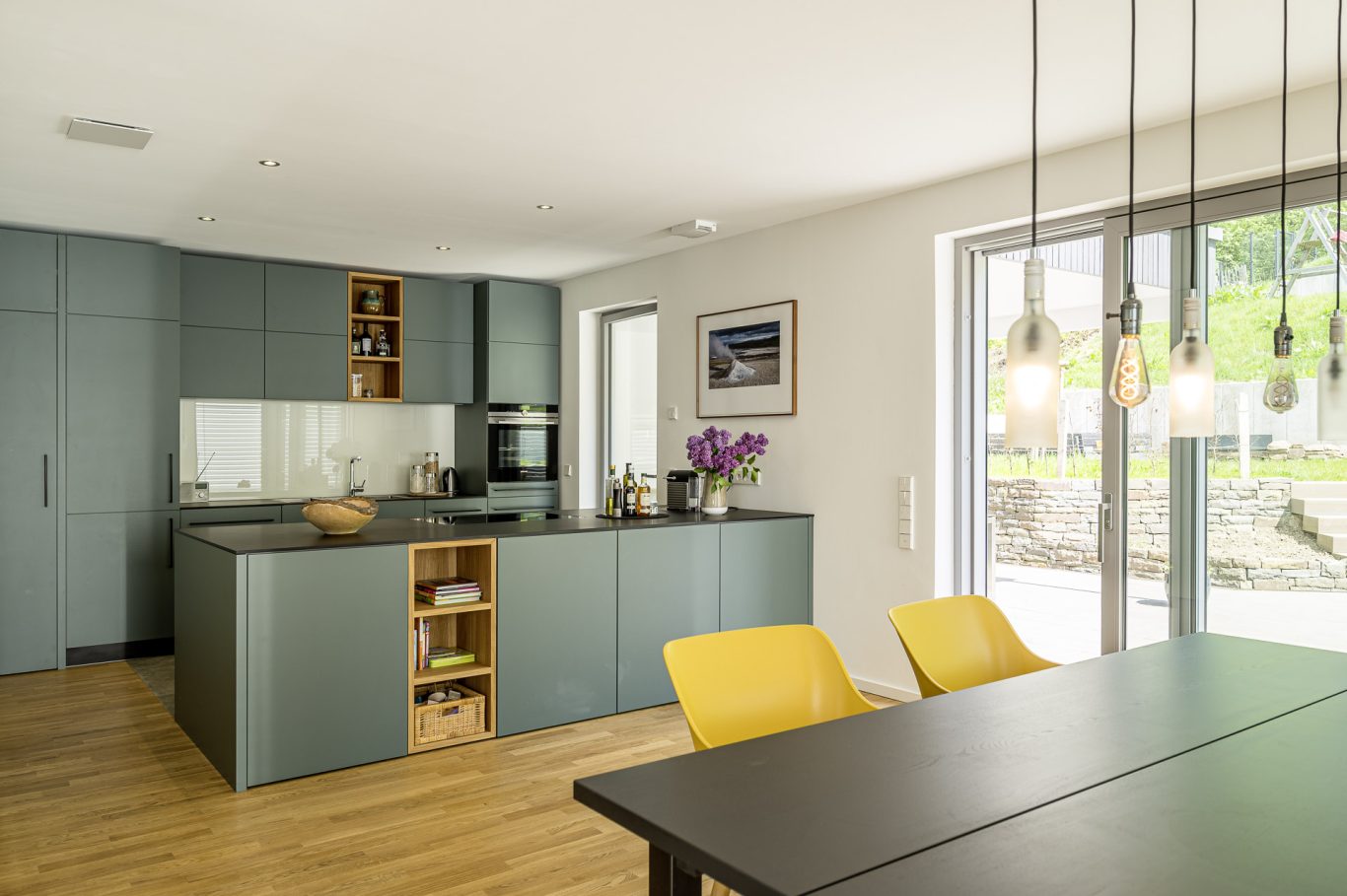 Küche Mattlack, Eiche, Fenix